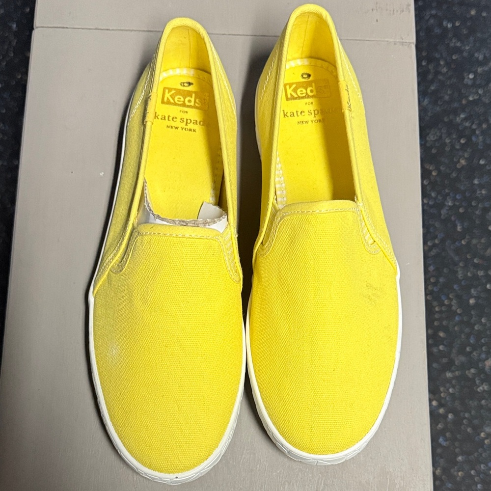 Keds for Kate spade Bright Yellow Slip-On Sneakers